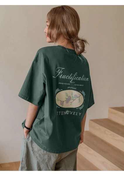 Fructification Baskılı Oversize T-Shirt fırsatları