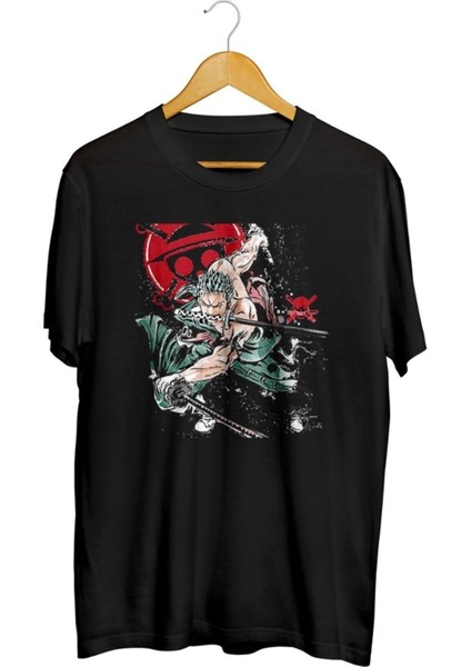 One Piece - Roronoa Zoro Baskılı Unisex Tişört
