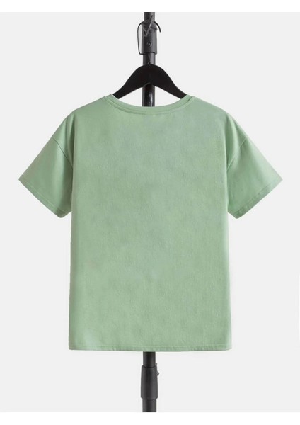 Kids Küçük Usa 1984 Baskılı Pamuklu Oversize Çocuk T-Shirt fiyatları