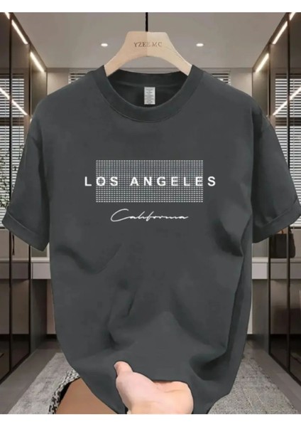Unisex Baskılı Oversize %100 Pamuk T-Shirt