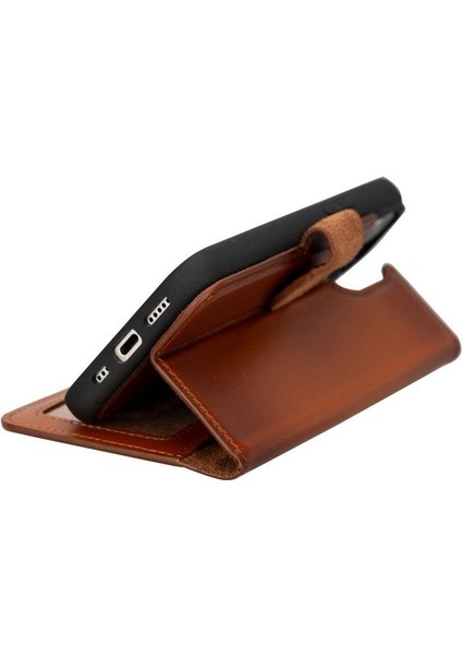 Mulvxurg URG02 Apple Iphone 15 Plus Uyumlu Deri Cüzdanlı Kılıf Mwwn RST2EF Taba (Mulvix) modelleri