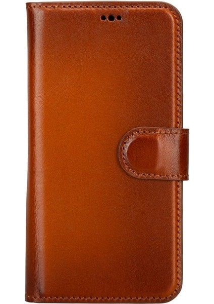 Mulvxurg URG02 Apple Iphone 15 Plus Uyumlu Deri Cüzdanlı Kılıf Mwwn RST2EF Taba (Mulvix) fırsatları