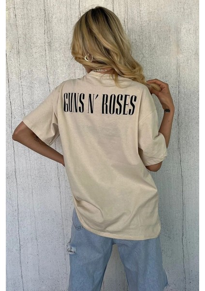 Lies Exclusive Ön ve Arka Baskılı Oversize T-Shirt modelleri