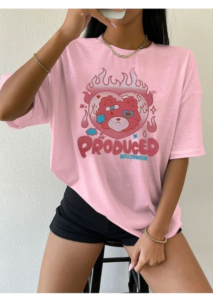 Baskılı Oversize T-Shirt
