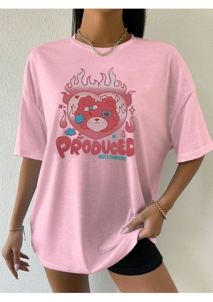 Baskılı Oversize T-Shirt modelleri