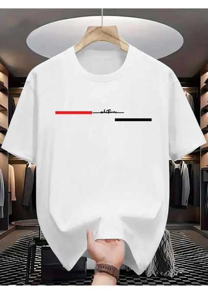Unisex Baskılı Oversize T-Shirt