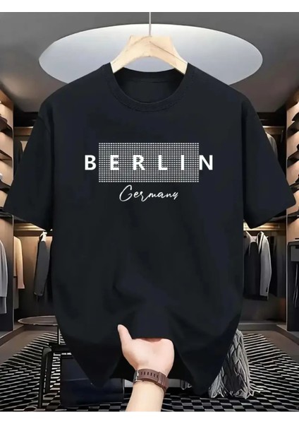 Unisex Büyük Beden Baskılı Oversize %100 Pamuk T-Shirt