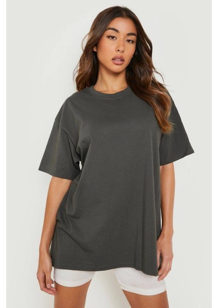 Beverly Hills Baskılı Oversize T-Shirt modelleri