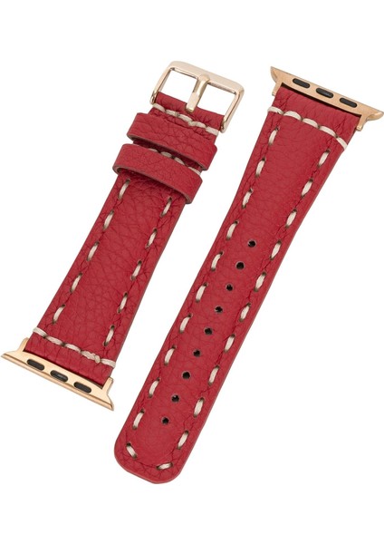 Mulvxurg URG02 Apple Watch Uyumlu Deri Kordon 38-40-41MM SM43 Erc2 (Mulvix) fırsatları