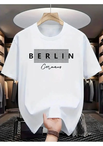 Unisex Büyük Beden Baskılı Oversize %100 Pamuk T-Shirt