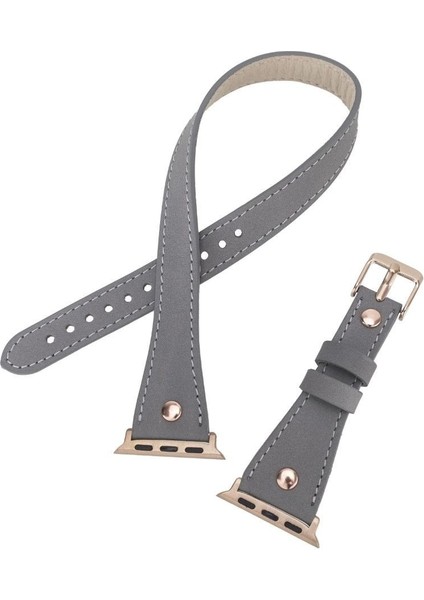 Mulvxurg URG02 Apple Watch Uyumlu Deri Kordon 42-44-45MM Slim Dt Rgrst9 (Mulvix) fırsatları