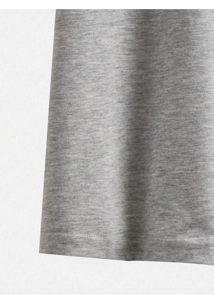 Palmiye California Baskılı Oversize Bisiklet Yaka Pamuklu Çocuk T-Shirt modelleri