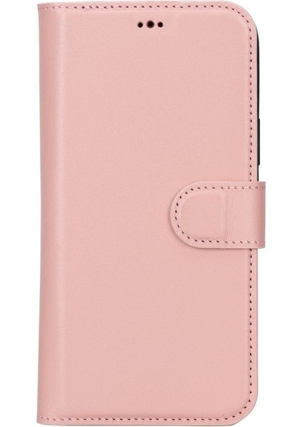 Mulvxurg URG02 Apple Iphone 15 Plus Uyumlu Deri Cüzdanlı Kılıf Mwwn Nu2 Pembe (Mulvix) fırsatları