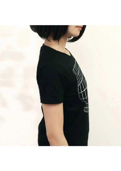 Büyük Göğüs Ilüzyon Baskılı Komik %100 Pamuk T-Shirt fiyatları