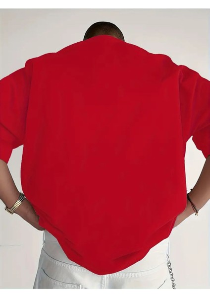 Boston Baskılı Oversize %100 Pamuk T-Shirt fiyatları