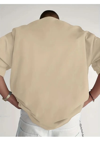 Boston Baskılı Oversize %100 Pamuk T-Shirt fiyatları