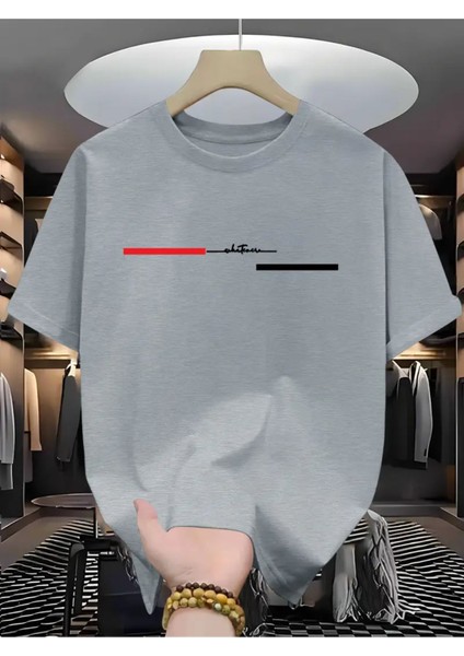 Unisex Baskılı Oversize T-Shirt