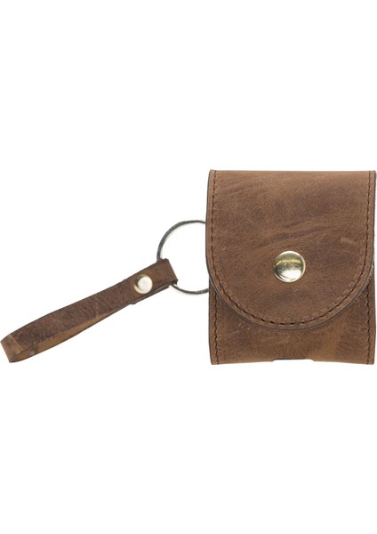 Mulvxurg URG02 Apple 2.nesil Uyumlu Deri Kılıf Mai Snap G2 Antik Kahve (Mulvix)