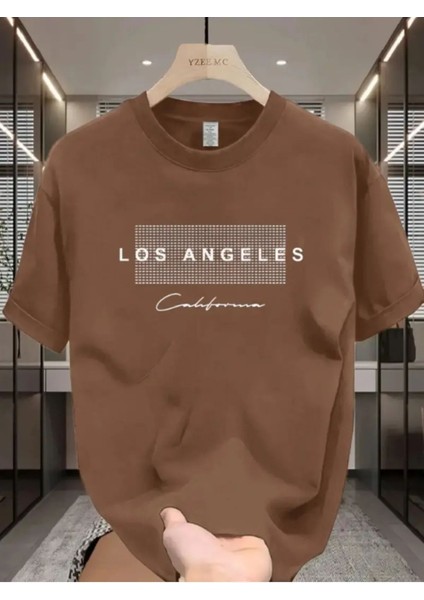 Unisex Baskılı Oversize %100 Pamuk T-Shirt