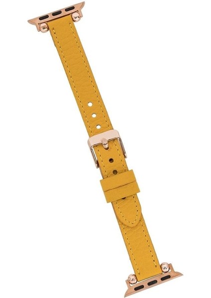 Mulvxurg URG02 Apple Watch Uyumlu Deri Kordon 38-40-41MM Ferro FL12 (Mulvix) modelleri