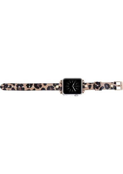 Mulvxurg URG02 Apple Watch Uyumlu Deri Kordon 38-40-41MM Gt LE02N (Mulvix) modelleri