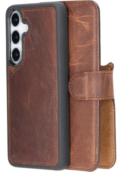 Mulvxurg URG02 Galaxy S24 Uyumlu, Deri Cüzdanlı Kılıf, Antik Kahve (Mulvix) modelleri