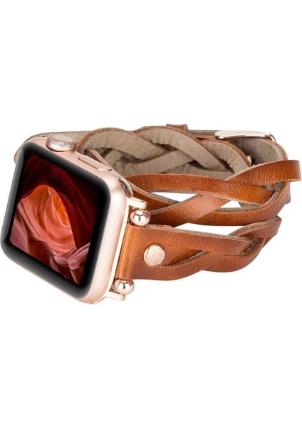 Mulvxurg URG02 Apple Watch Uyumlu Deri Kordon 38-40-41MM Dt Rt RST2EF (Mulvix) fiyatları