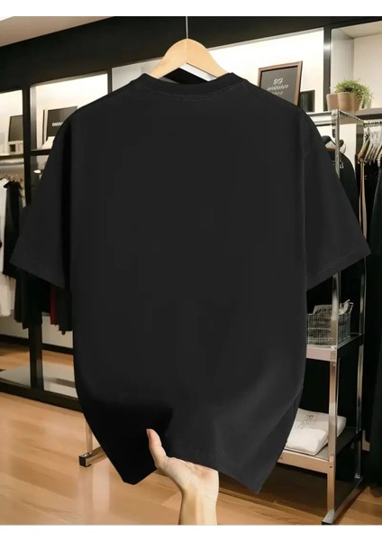 Unisex Baskılı Oversize %100 Pamuk T-Shirt fiyatları