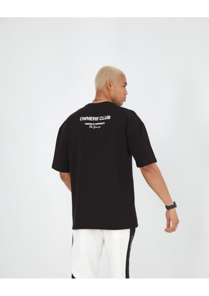 Göğüs Detaylı Represent Owners' Club Baskılı Oversize Pamuk T-Shirt fiyatları