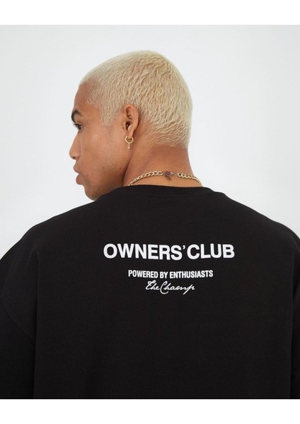 Göğüs Detaylı Represent Owners' Club Baskılı Oversize Pamuk T-Shirt fırsatları
