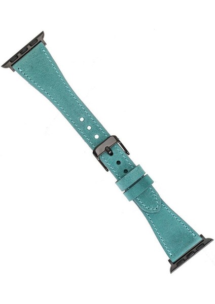 Mulvxurg URG02 Apple Watch Uyumlu Deri Kordon 42-44-45MM Slim CZ12 (Mulvix) modelleri