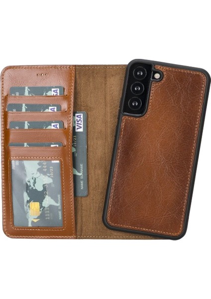 Mulvxurg URG02 Galaxy S22 Plus Uyumlu Deri Cüzdanlı Kılıf Mwwn RST2EF (Mulvix)