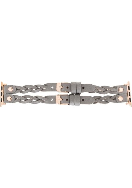 Mulvxurg URG02 Apple Watch Uyumlu Deri Kordon York Double Tour Rst9 (Mulvix) modelleri