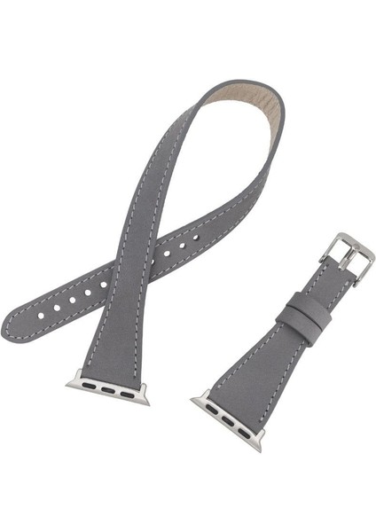 Mulvxurg URG02 Apple Watch Uyumlu Deri Kordon 42-44-45MM Slim Dtquarst9 (Mulvix) fırsatları