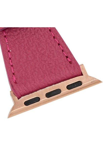 Mulvxurg URG02 Apple Watch Uyumlu Deri Kordon 42-44-45MM Dt Cp4 (Mulvix) modelleri