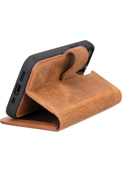 Mulvxurg URG02 Apple Iphone 13 Mini Uyumlu Deri Cüzdanlı Kılıf G19 Taba (Mulvix) modelleri