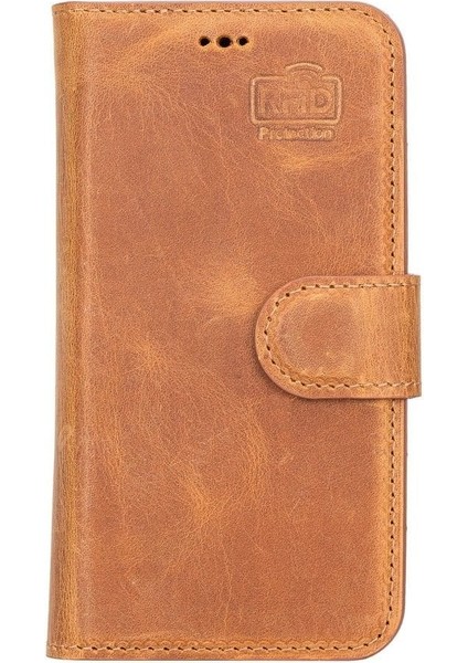 Mulvxurg URG02 Apple Iphone 13 Mini Uyumlu Deri Cüzdanlı Kılıf G19 Taba (Mulvix) fırsatları