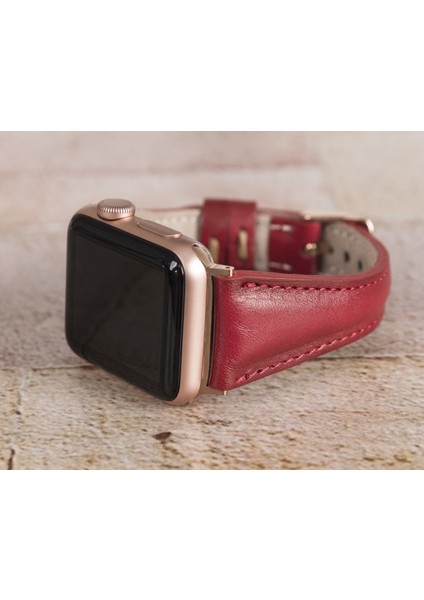 Mulvxurg URG02 Apple Watch Uyumlu Deri Kordon 42-44-45MM Slim V4EF (Mulvix) modelleri