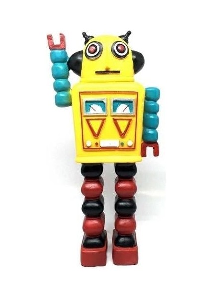 Mulvxurg URG02 Nostaljik Sevimli Uzaylı Robot Şeklinde Figür Biblo (Mulvix) fiyatları