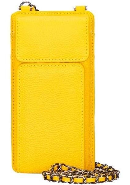 Mulvxurg URG02 Avjin 6.9 Inch Uyumlu Deri Kılıf Cüzdan Askılı FL12 Sarı (Mulvix) modelleri