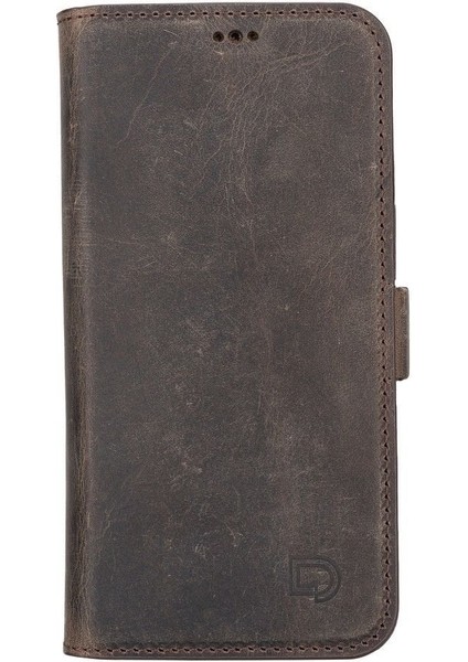 Mulvxurg URG02 Apple Iphone 13 Uyumlu Deri Cüzdanlı Kılıf Acı Kahve (Mulvix) fiyatları