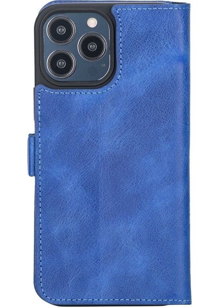Mulvxurg URG02 Apple Iphone 13 Pro Max Uyumlu Deri Cüzdanlı Kılıf Okyanus Mavi (Mulvix) modelleri