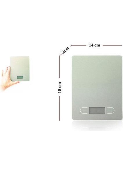 Dijital Hassas Mutfak Tartısı 5kg 1g Çözünürlük Kolay Kullanım fırsatları