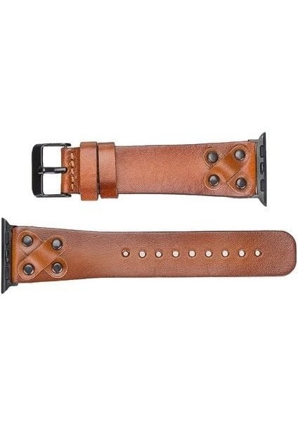 Mulvxurg URG02 Apple Watch Uyumlu Deri Kordon Cross 42-44-45MM Bt RST2E (Mulvix) fırsatları