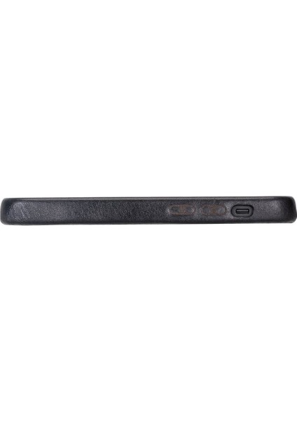 Mulvxurg URG02 Apple Iphone 12 Mini Uyumlu Deri Arka Kapak Rock Rst1 Siyah (Mulvix) fırsatları