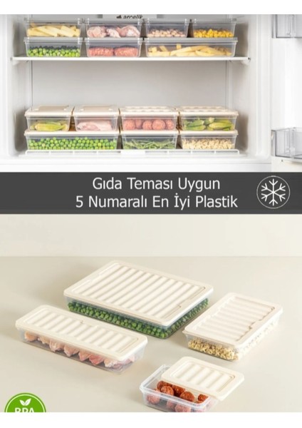 Gri Buzdolabı Organizer Seti, Saklama Kabı ve Düzenleyici, Difriz Uyumlu fırsatları