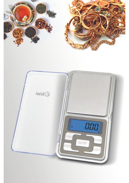 Yüksek Hassasiyetli Dijital Elektronik Terazi 001 Gr Mutfak ve Takı Ölçüm Aracı