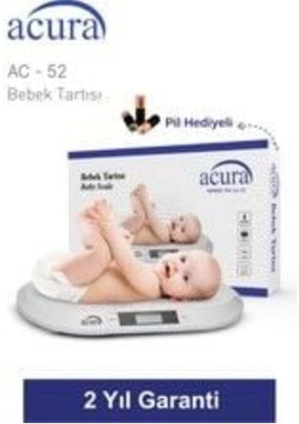 20KG Dijital Bebek Tartısı, Ac-52 Ce Onaylı, Güvenli ve Hassas Ölçüm
