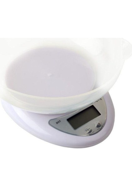 Dijital Mutfak Tartısı 5kg Kapasiteli Pilli Hassas ve Kullanışlı Terazi
