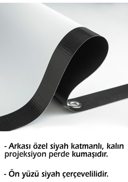 300X225 Sabit Çerçeveli Beyaz Duvar Projeksiyon Perdesi modelleri